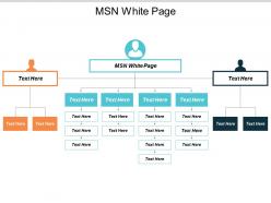 Msn white page ppt powerpoint presentation inspiration visual aids cpb