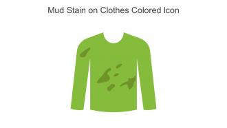Mud Stain On Clothes Colored Icon In Powerpoint Pptx Png And Editable Eps Format