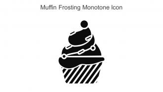 Muffin Frosting Monotone Icon In Powerpoint Pptx Png And Editable Eps Format