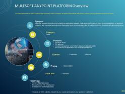 Mulesoft anypoint platform overview ppt powerpoint presentation visual