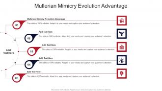 Mullerian Mimicry Evolution Advantage In Powerpoint And Google Slides Cpb