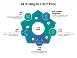 Multi analysis share price ppt powerpoint presentation portfolio deck cpb