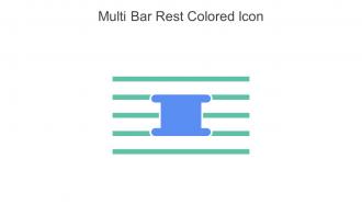Multi Bar Rest Colored Icon In Powerpoint Pptx Png And Editable Eps Format