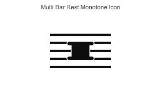 Multi Bar Rest Monotone Icon In Powerpoint Pptx Png And Editable Eps Format