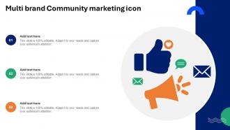 Multi Brand Community Marketing Icon