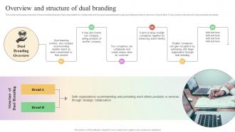 Multi Brand Marketing Campaign For Audience Engagement Overview And Structure Of Dual Branding