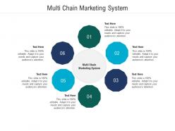 Multi chain marketing system ppt powerpoint presentation file influencers cpb