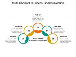 Multi channel business communication ppt powerpoint presentation outline layouts cpb