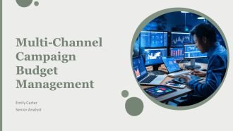 Multi Channel Campaign Budget Management PPT Example AT