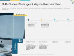 Multi channel challenges ways to overcome them management w5 ppt infographics
