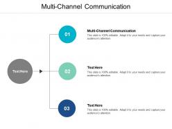 Multi channel communication ppt powerpoint presentation summary elements cpb