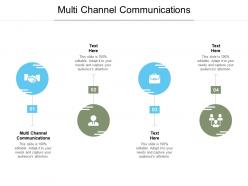 Multi channel communications ppt powerpoint presentation outline cpb