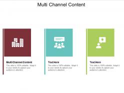 Multi channel content ppt powerpoint presentation layouts demonstration cpb