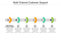 Multi channel customer support ppt powerpoint infographic template clipart cpb