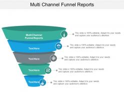 Multi channel funnel reports ppt powerpoint presentation styles summary cpb