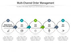 Multi channel order management ppt powerpoint presentation styles show cpb
