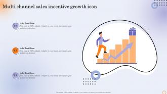 Multi Channel Sales Incentive Growth Icon