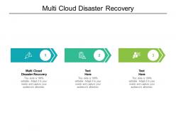 Multi cloud disaster recovery ppt powerpoint presentation file sample cpb