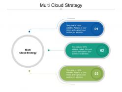 Multi cloud strategy ppt powerpoint presentation file icon cpb