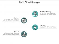 Multi cloud strategy ppt powerpoint presentation model show cpb