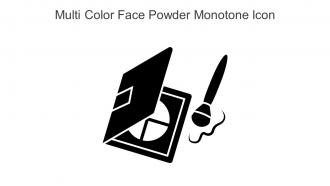 Multi Color Face Powder Monotone Icon In Powerpoint Pptx Png And Editable Eps Format