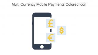 Multi Currency Mobile Payments Colored Icon In Powerpoint Pptx Png And Editable Eps Format