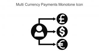Multi Currency Payments Monotone Icon In Powerpoint Pptx Png And Editable Eps Format