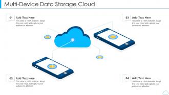 Multi device data storage cloud