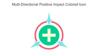 Multi Directional Positive Impact Colored Icon In Powerpoint Pptx Png And Editable Eps Format
