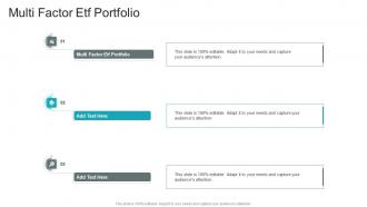 Multi Factor Etf Portfolio In Powerpoint And Google Slides Cpb