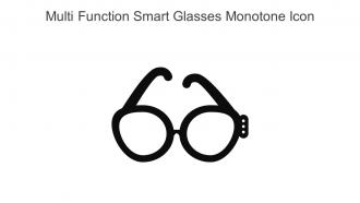 Multi Function Smart Glasses Monotone Icon In Powerpoint Pptx Png And Editable Eps Format