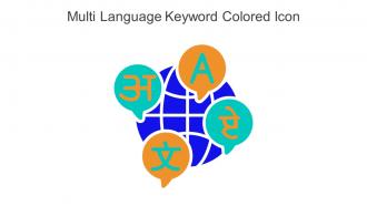 Multi Language Keyword Colored Icon In Powerpoint Pptx Png And Editable Eps Format