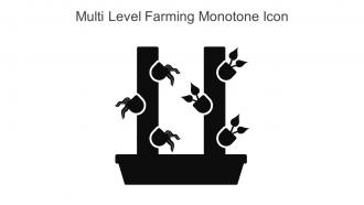 Multi Level Farming Monotone Icon In Powerpoint Pptx Png And Editable Eps Format