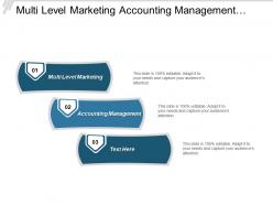 Multi level marketing accounting management talent development project management cpb