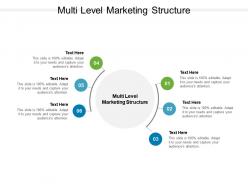 Multi level marketing structure ppt powerpoint presentation slides design cpb