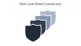 Multi Level Shield Colored Icon In Powerpoint Pptx Png And Editable Eps Format