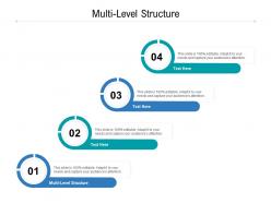 Multi level structure ppt powerpoint presentation icon layout cpb