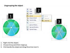 Multi level wheel diagram powerpoint template slide
