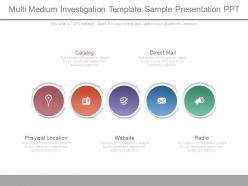 Multi medium investigation template sample presentation ppt