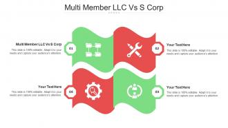 Multi Member LLC Vs S Corp Ppt Powerpoint Presentation Infographic Tips Cpb