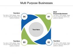Multi purpose businesses ppt powerpoint presentation portfolio graphics design cpb