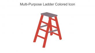 Multi Purpose Ladder Colored Icon In Powerpoint Pptx Png And Editable Eps Format