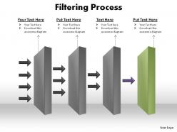 Multi stage filtering process slides presentation diagrams templates powerpoint info graphics