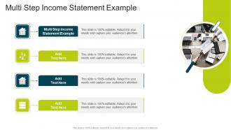 Multi Step Income Statement Example In Powerpoint And Google Slides Cpb