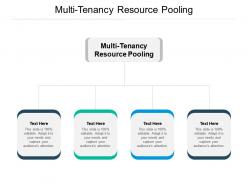 Multi tenancy resource pooling ppt powerpoint presentation ideas vector cpb