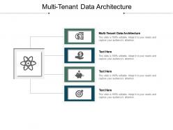 Multi tenant data architecture ppt powerpoint presentation slides outline cpb