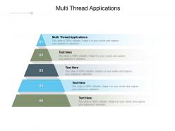 Multi thread applications ppt powerpoint presentation gallery themes cpb