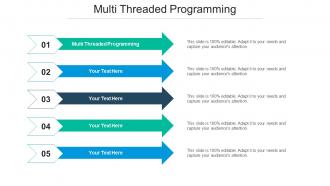 Multi threaded programming ppt powerpoint presentation infographics clipart images cpb
