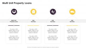 Multi Unit Property Loans In Powerpoint And Google Slides Cpb
