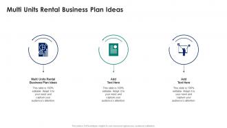 Multi Units Rental Business Plan Ideas In Powerpoint And Google Slides Cpb